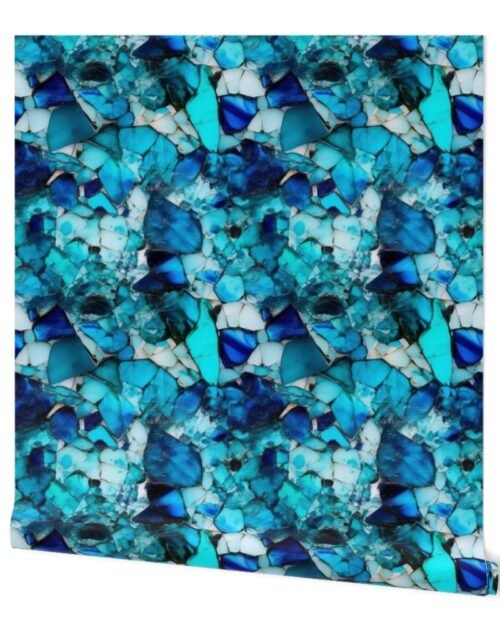 Blue Seaglass 1 Wallpaper