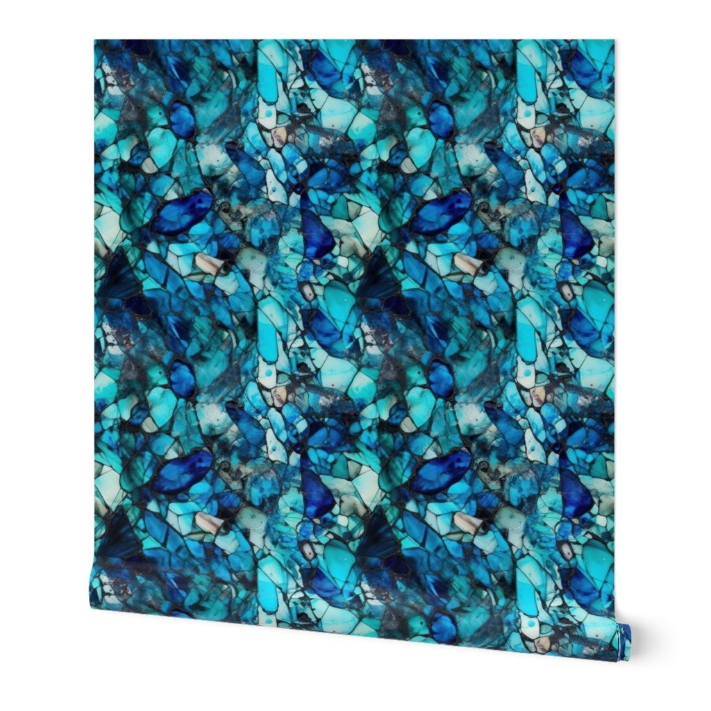 Blue Seaglass 3 Wallpaper Blue Seaglass 3 Wallpaper