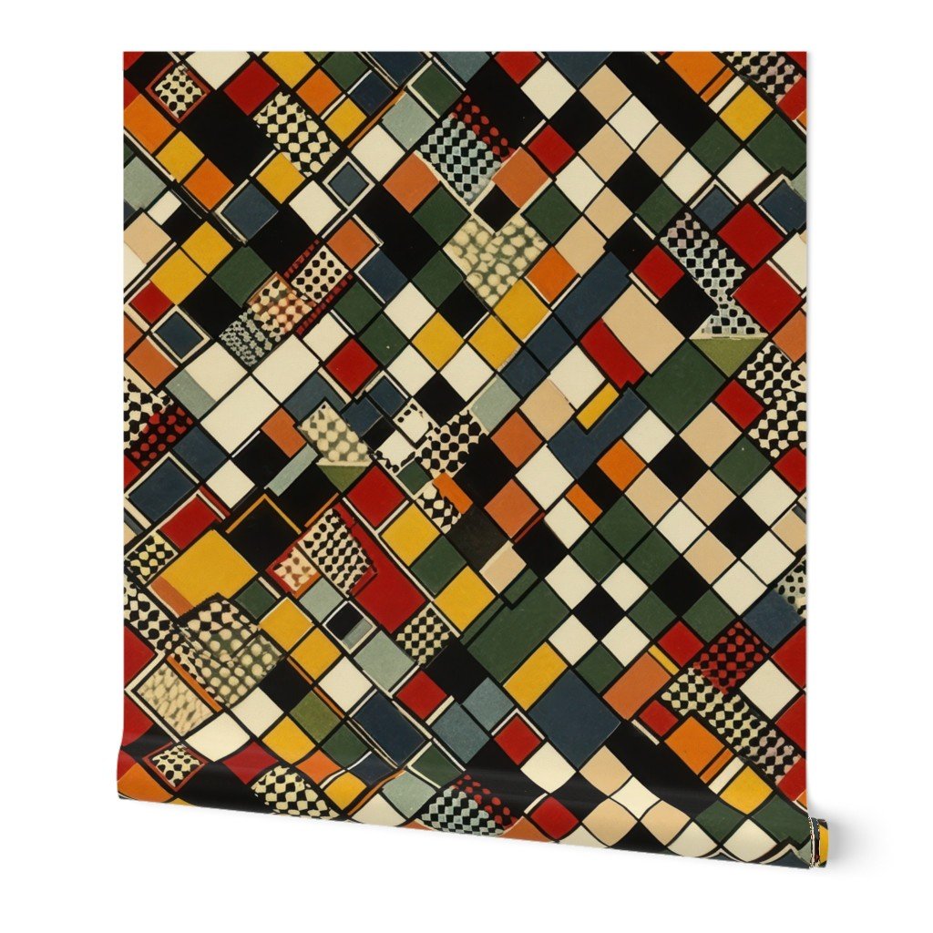 Theo van Doesburg Gouache on Board Pattern Wallpaper Theo van Doesburg Gouache on Board Pattern Wallpaper