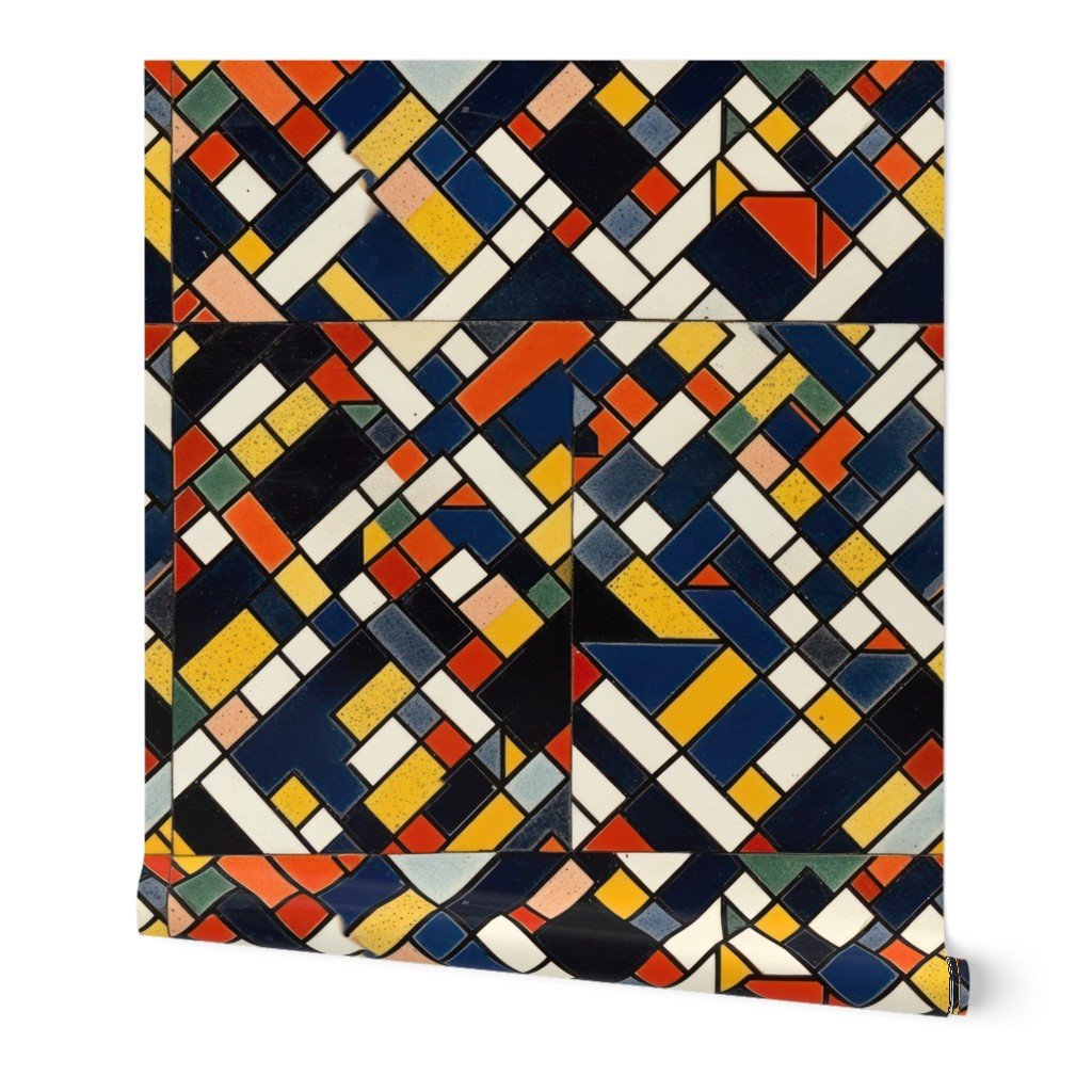 Theo van Doesburg Gouache on Board Pattern Wallpaper Theo van Doesburg Gouache on Board Pattern Wallpaper