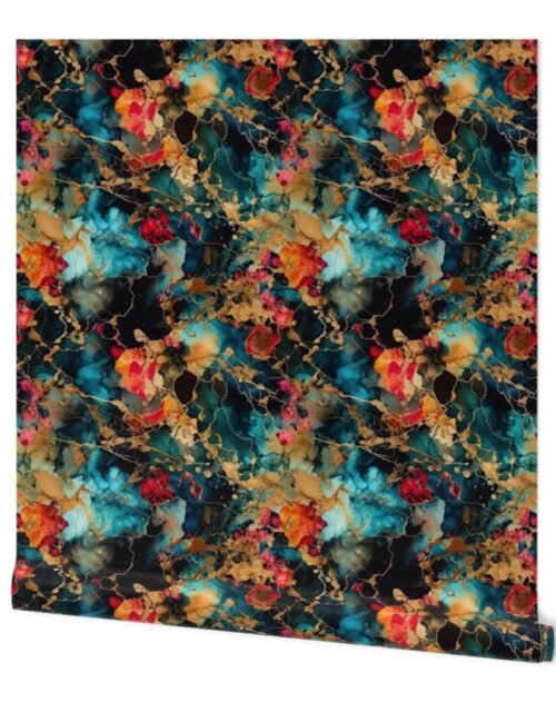 Small Chinese Alcohol Ink Wallpaper