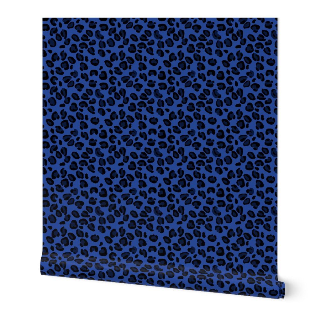 Small Leopard Moody Blues Spots Wallpaper Small Leopard Moody Blues Spots Wallpaper