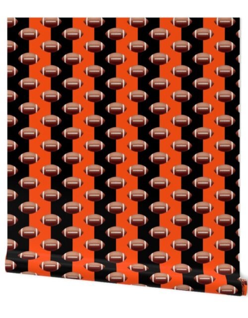 Cincinatti's Famed Football Team Colors of Black and Orange Wallpaper