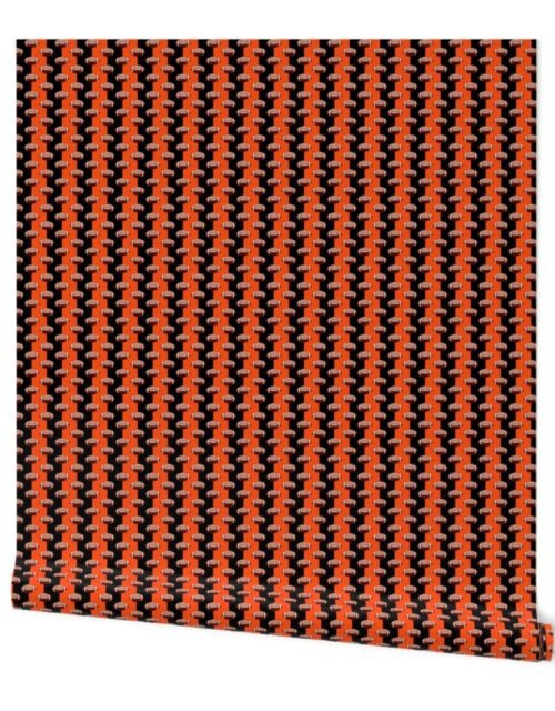 Mini Footballs of Cincinatti's Famed Football Team Colors of Black and Orange Wallpaper