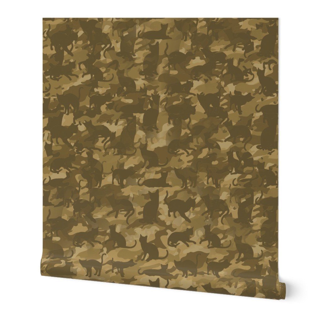 Camo Cats Camouflage in Military Operation Desert Khaki Wallpaper Camo Cats Camouflage in Military Operation Desert Khaki Wallpaper