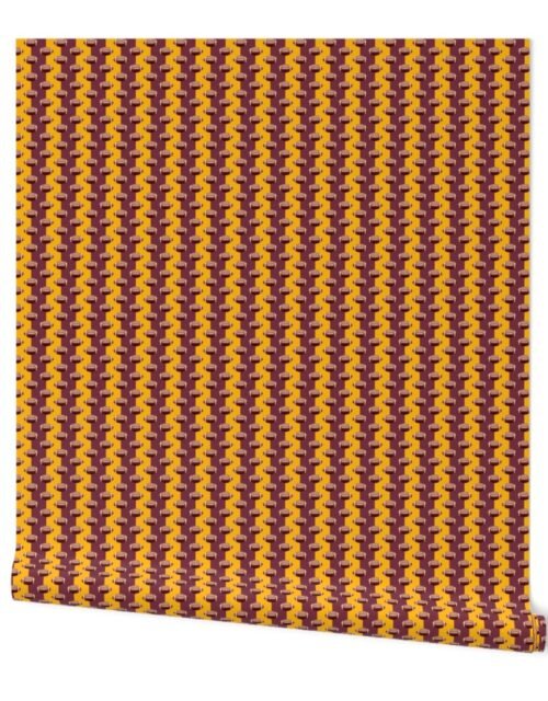Mini Footballs Washington's Famed Team Colors  Burgundy and Gold Wallpaper