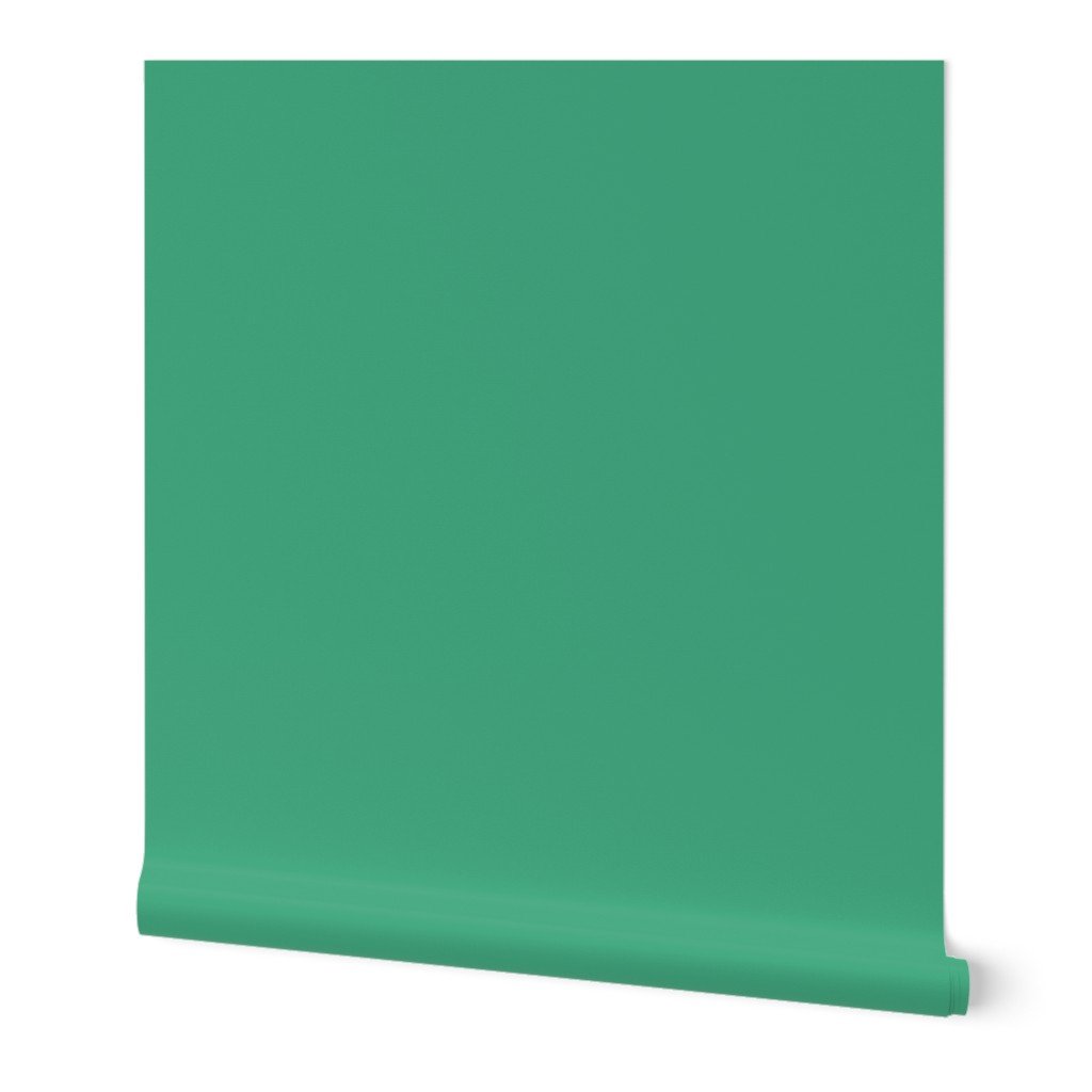 Beguiling Green Dark Shade Solid Color Coordinate Wallpaper