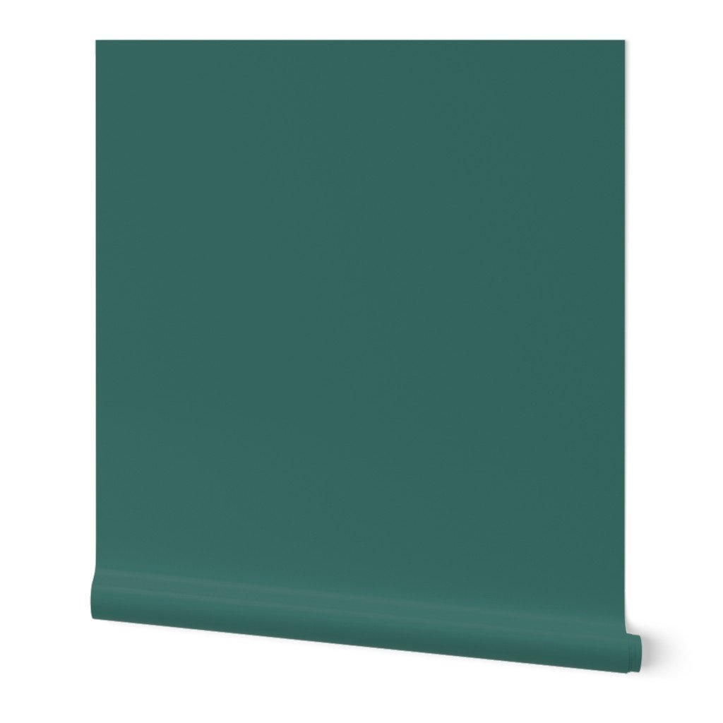 Beguiling Green Darker Shade Solid Color Coordinate Wallpaper