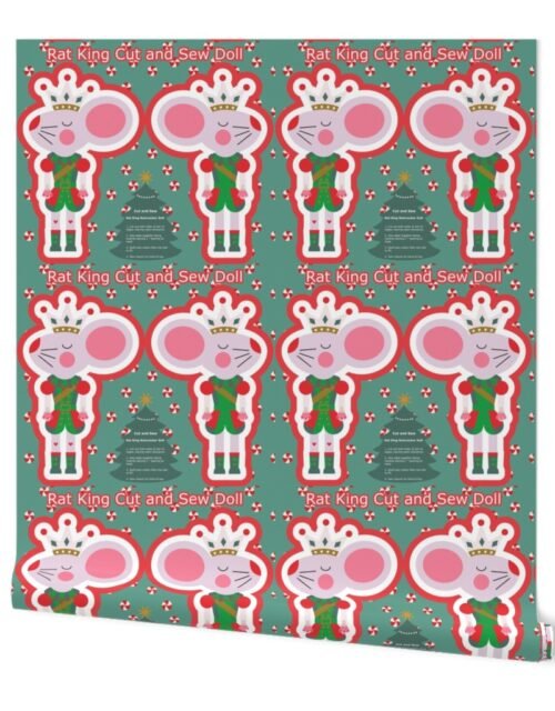 Rat King Cut and Sew Nutcracker Doll Cut and Sew Holiday Project Wallpaper