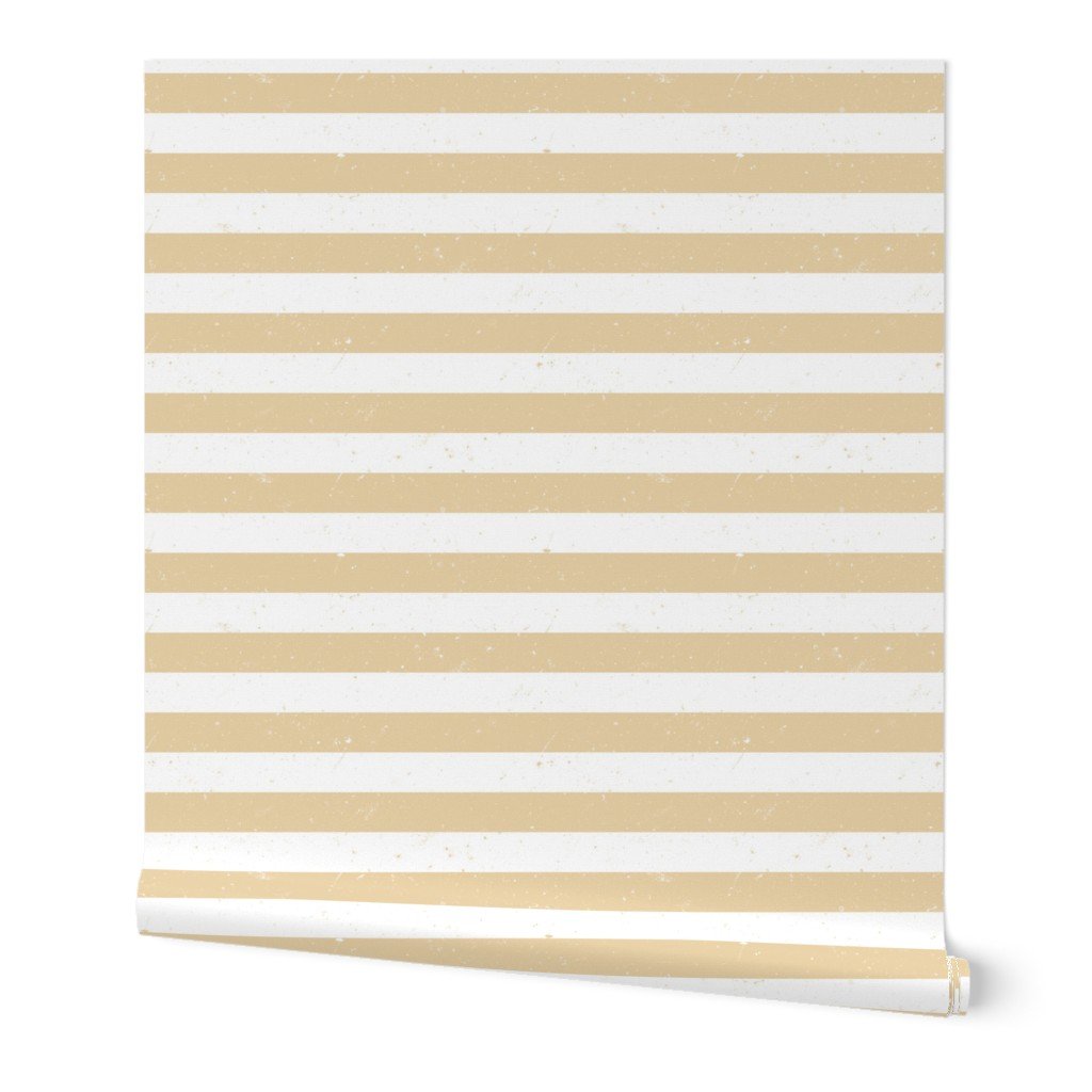 Beige and White Splattered Paint Horizontal Cabana Tent Stripe Wallpaper Beige and White Splattered Paint Horizontal Cabana Tent Stripe Wallpaper