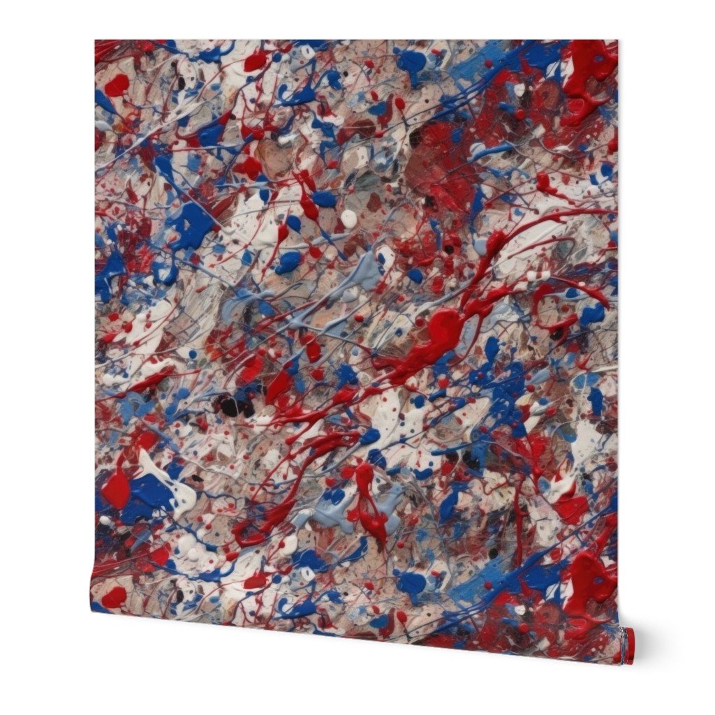 France Red White Blue Drip Paint Splatter Technique Wallpaper France Red White Blue Drip Paint Splatter Technique Wallpaper