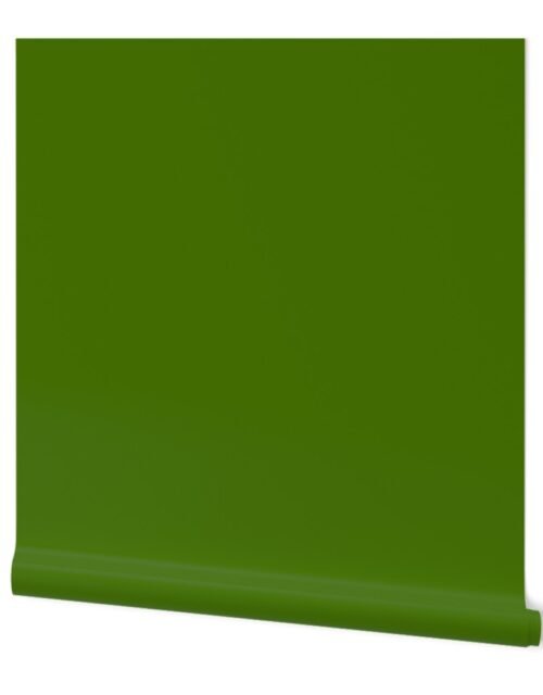 Dark Green - Tomato Solid Color Palette Wallpaper