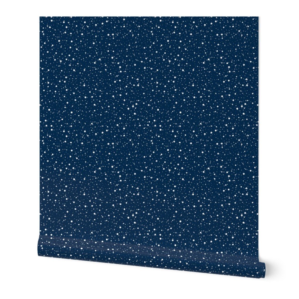 Midnight Blue Snow Storm Christmas Night Wallpaper Midnight Blue Snow Storm Christmas Night Wallpaper