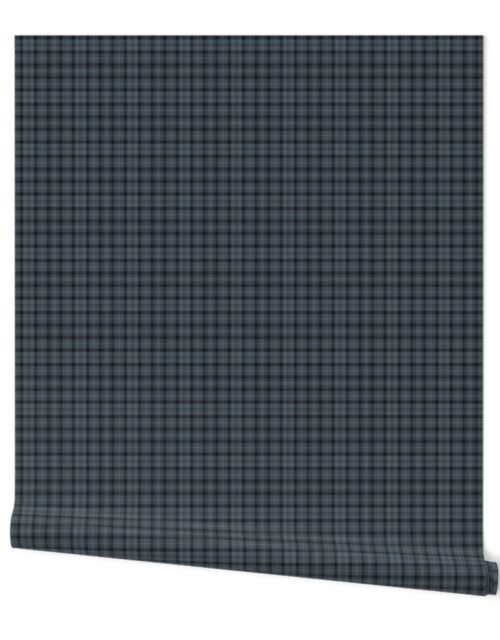 Twilight Blue French Provincial Tartan Wallpaper