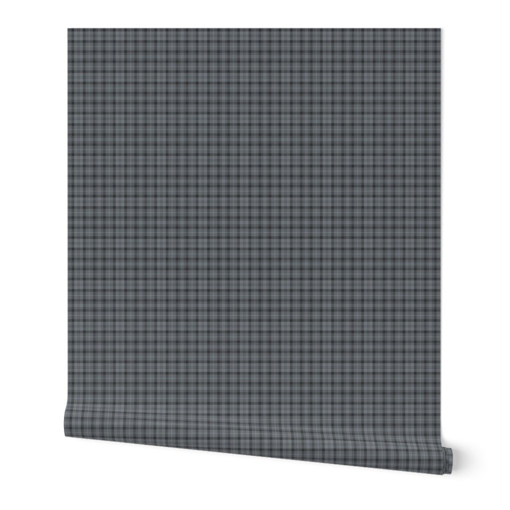 Grey Blue French Provincial Tartan Wallpaper Grey Blue French Provincial Tartan Wallpaper
