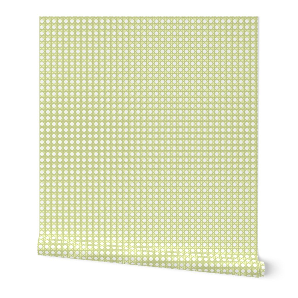 New Green on White Rattan Caning Pattern Wallpaper New Green on White Rattan Caning Pattern Wallpaper