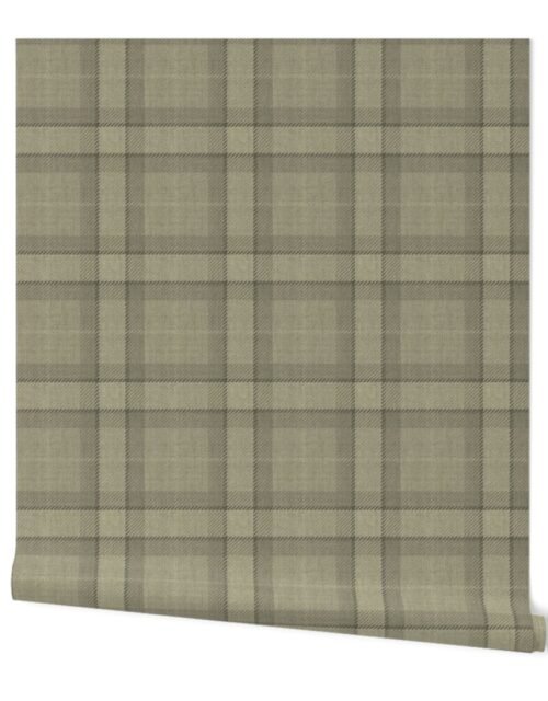 Yellow Gold Vintage Christmas Tartan Plaid Wallpaper