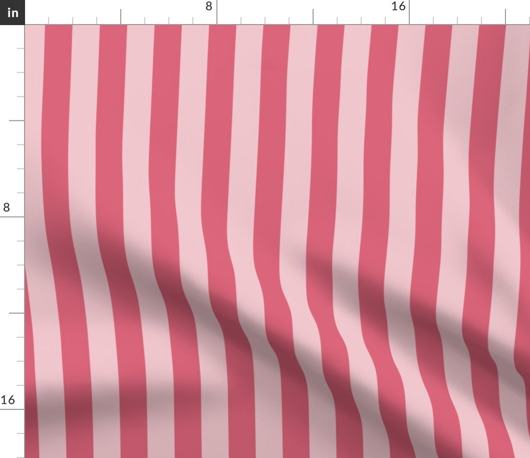 1 inch Nantucket Faded Red Cabana Tent Stripes Fabric 1 inch Nantucket Faded Red Cabana Tent Stripes Fabric