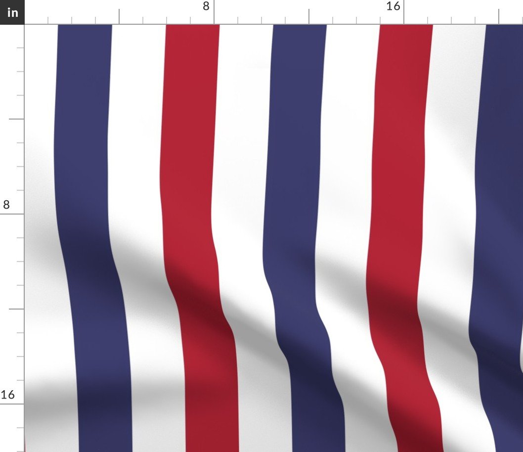2 inch Flag Red, White and Blue Alternating V Stripes Fabric 2 inch Flag Red, White and Blue Alternating V Stripes Fabric