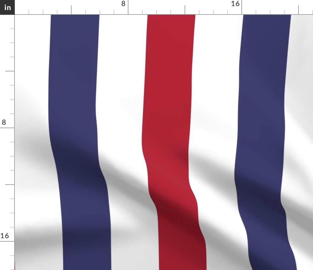3 inch Flag Red, White and Blue Alternating V Stripes Fabric 3 inch Flag Red, White and Blue Alternating V Stripes Fabric