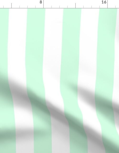 Summer Mint 2" Wide Cabana Stripes Fabric