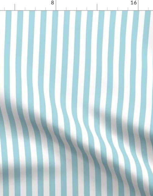 Garter Blue Sailor 1/2" Thin Stripes Fabric