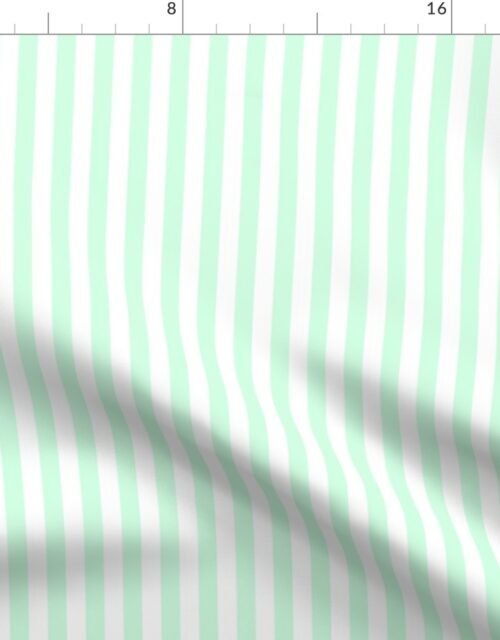 Summer Mint Sailor 1/2" Thin Stripes Fabric