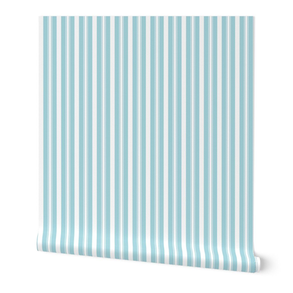 Garter Blue Deckchair Stripes Wallpaper Garter Blue Deckchair Stripes Wallpaper