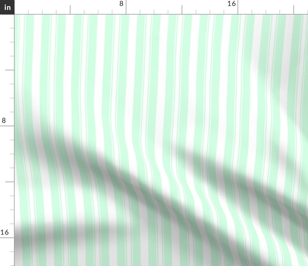 Summer Mint Deckchair Stripes Fabric Summer Mint Deckchair Stripes Fabric