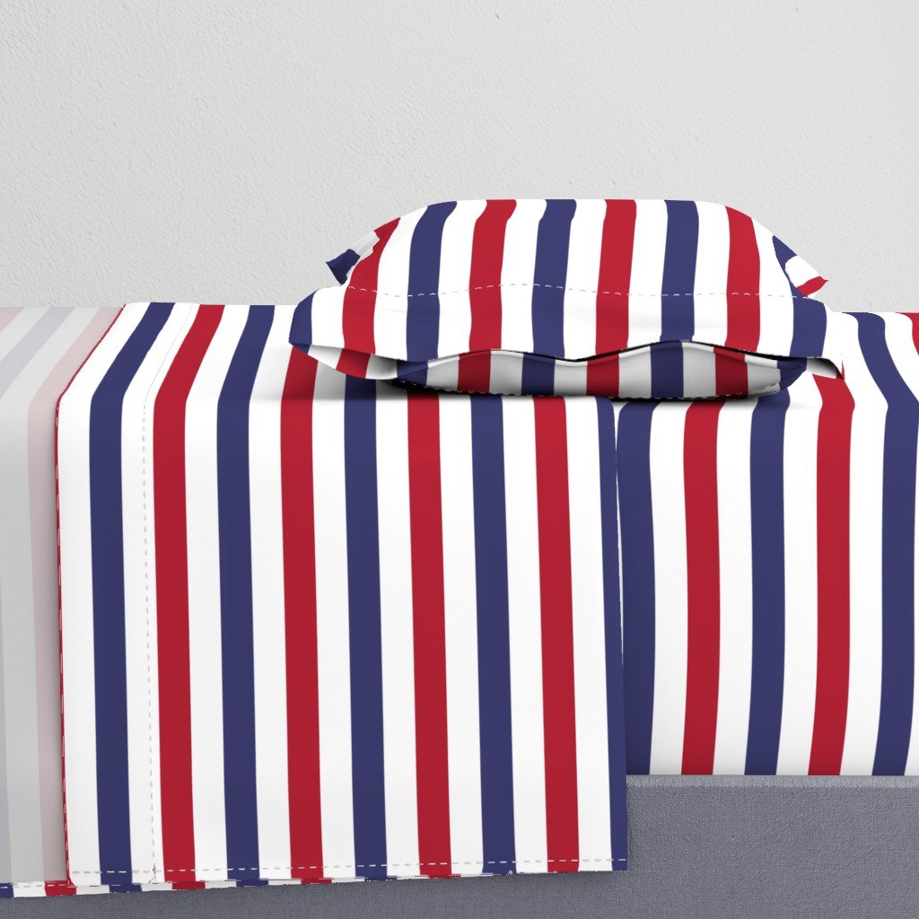 USA American Flag Red, White and Blue Alternating Stripes Sheet Set USA American Flag Red, White and Blue Alternating Stripes Sheet Set