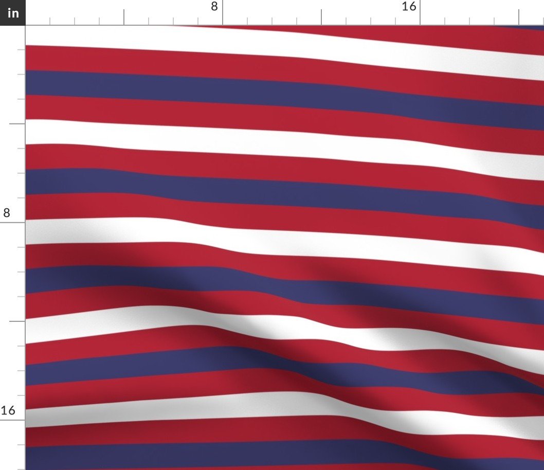 USA Flag Alternating Red and Blue with White Stripes Fabric USA Flag Alternating Red and Blue with White Stripes Fabric