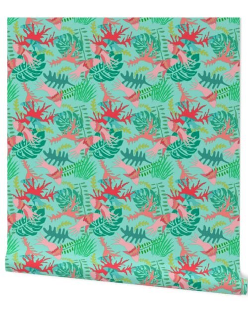 Coral Fish Under the Aqua Sea Wallpaper