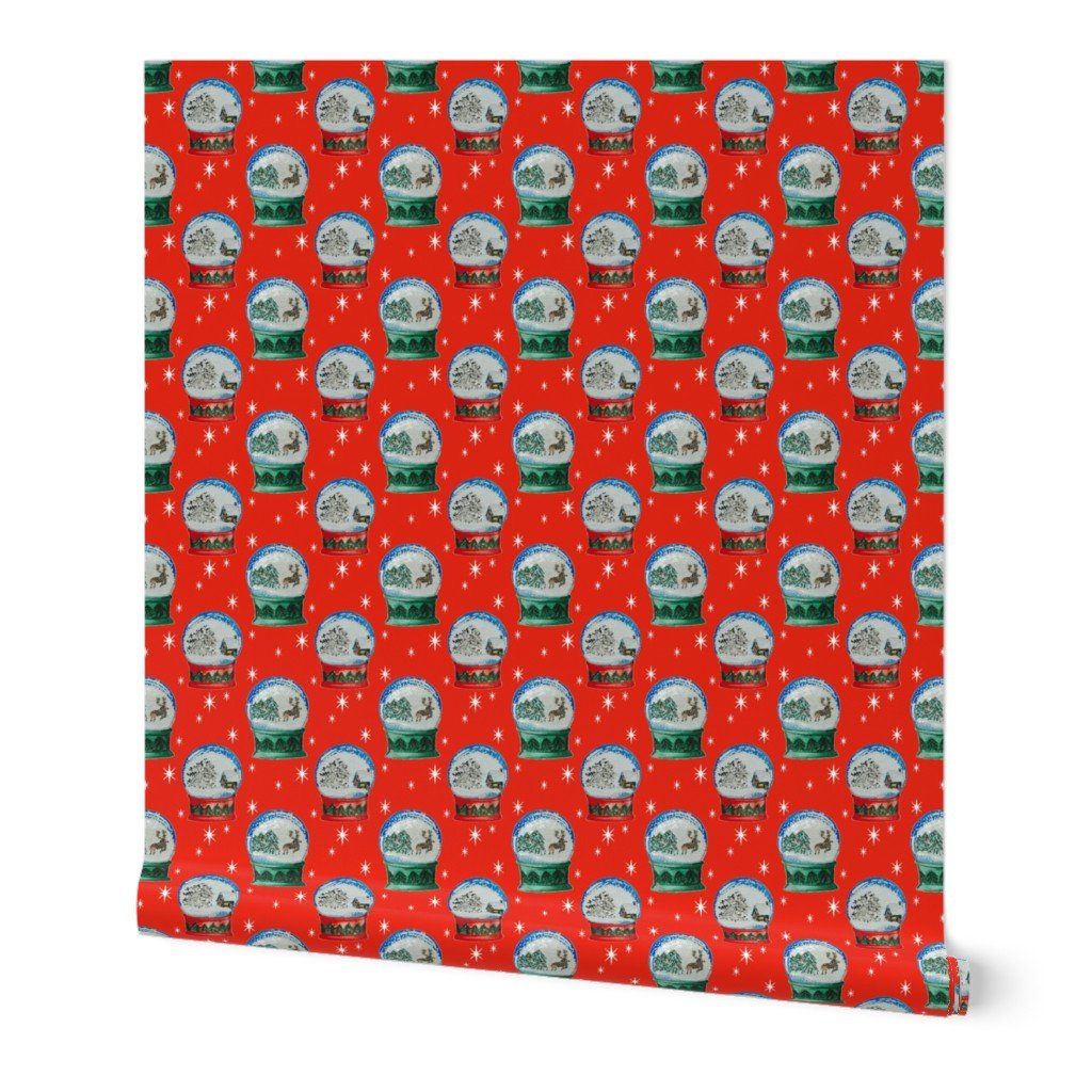 Snowy Day Snow Globes Wallpaper Snowy Day Snow Globes Wallpaper