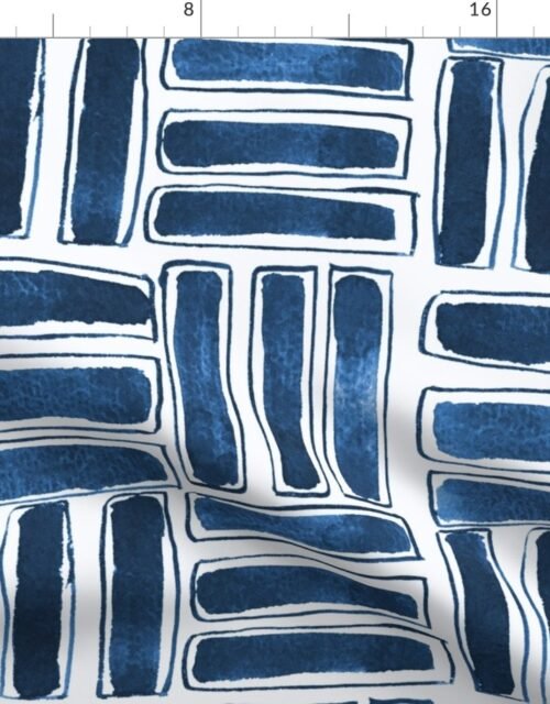 Kapa Sticks Ink Blue Fabric