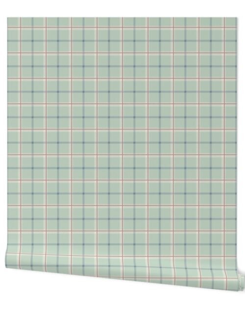 Griffith Tartan in Sage Green Wallpaper