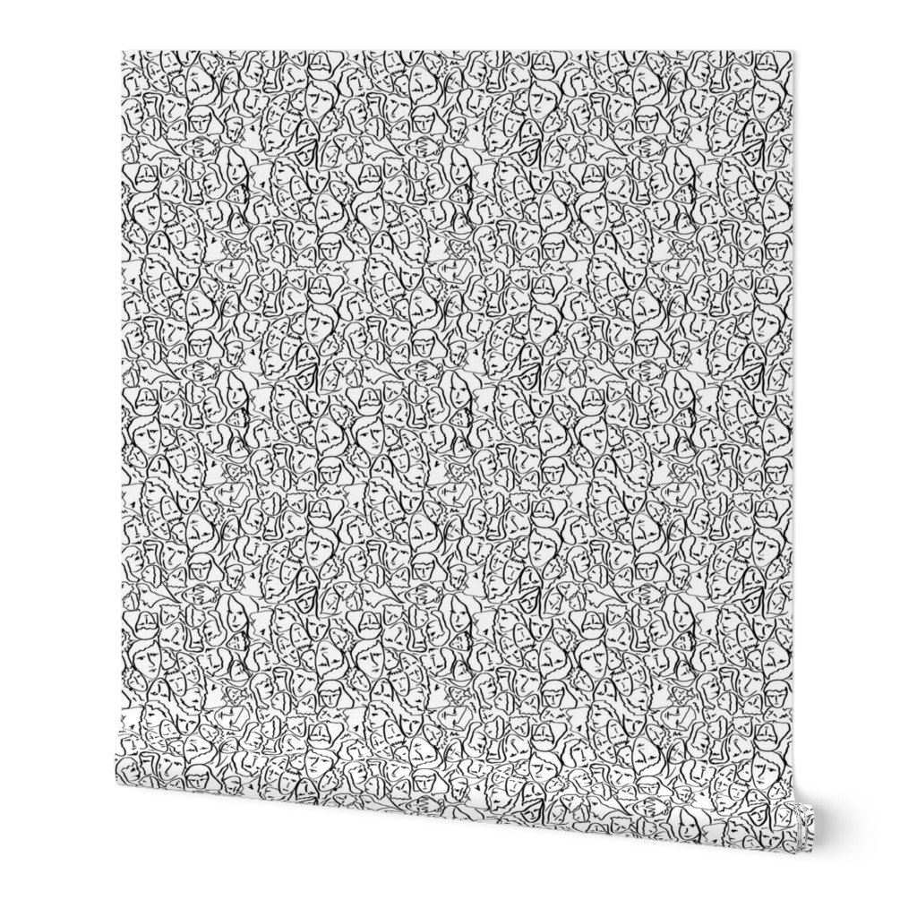 Elio’s Shirt Faces in Black Outlines on White Crying Scene Wallpaper Elio's Shirt Faces in Black Outlines on White Crying Scene Wallpaper