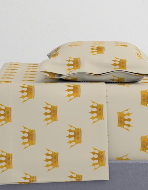 George Grey Royal Golden Crowns Sheet Set