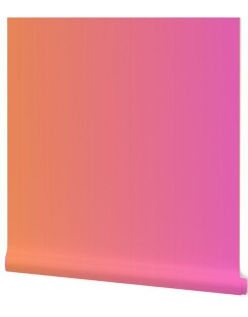 Raspberry Papaya Ombre Sorbet Wallpaper