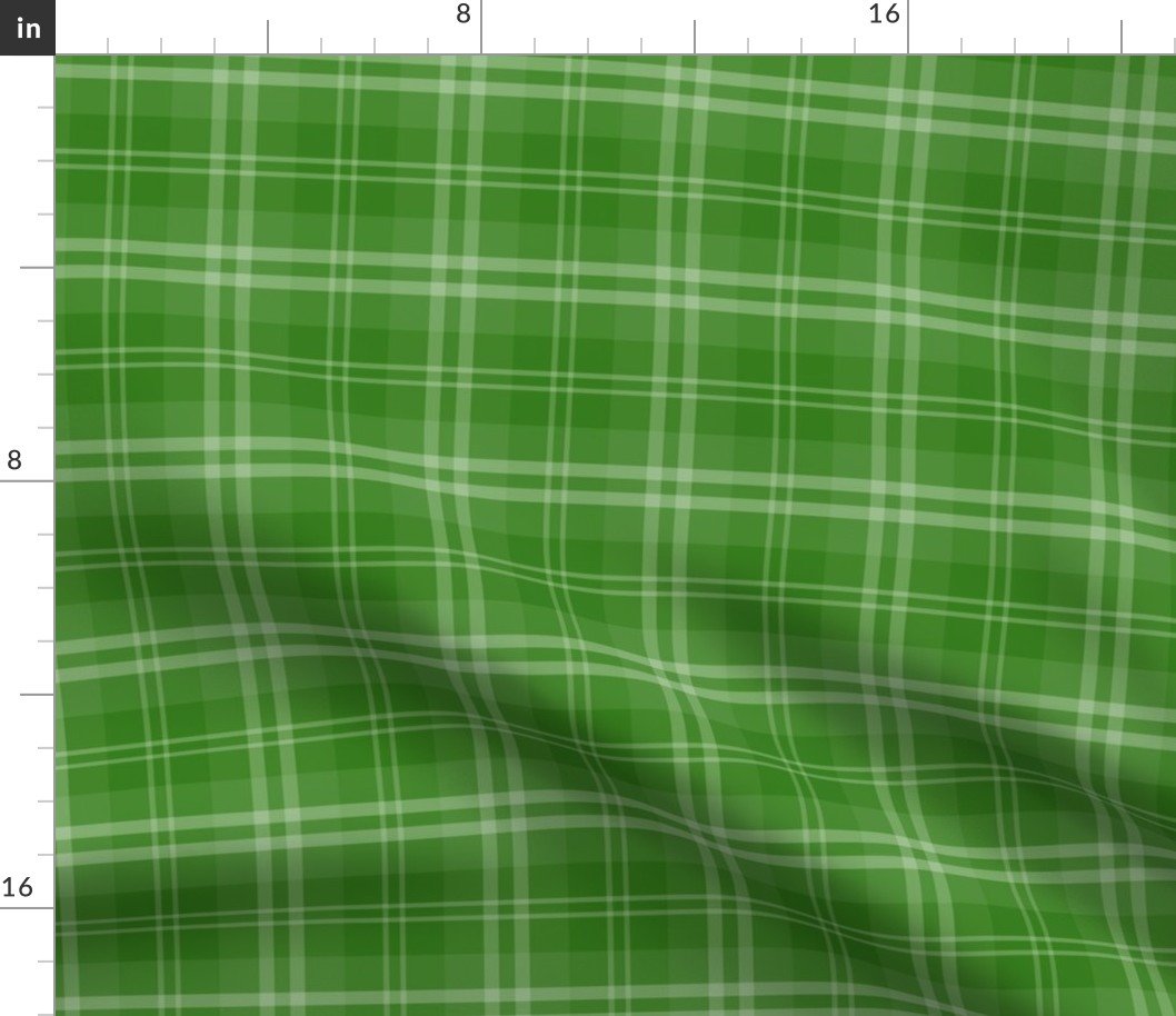 Irish Shamrock Green Tartan Check Check Pattern Fabric Irish Shamrock Green Tartan Check Check Pattern Fabric