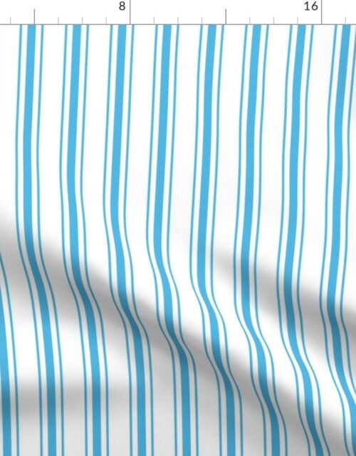 Oktoberfest Bavarian Blue and White Mattress Ticking Fabric