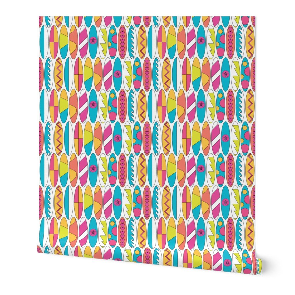 Mini Rainbow Color Waikiki Surfboards Wallpaper Mini Rainbow Color Waikiki Surfboards Wallpaper