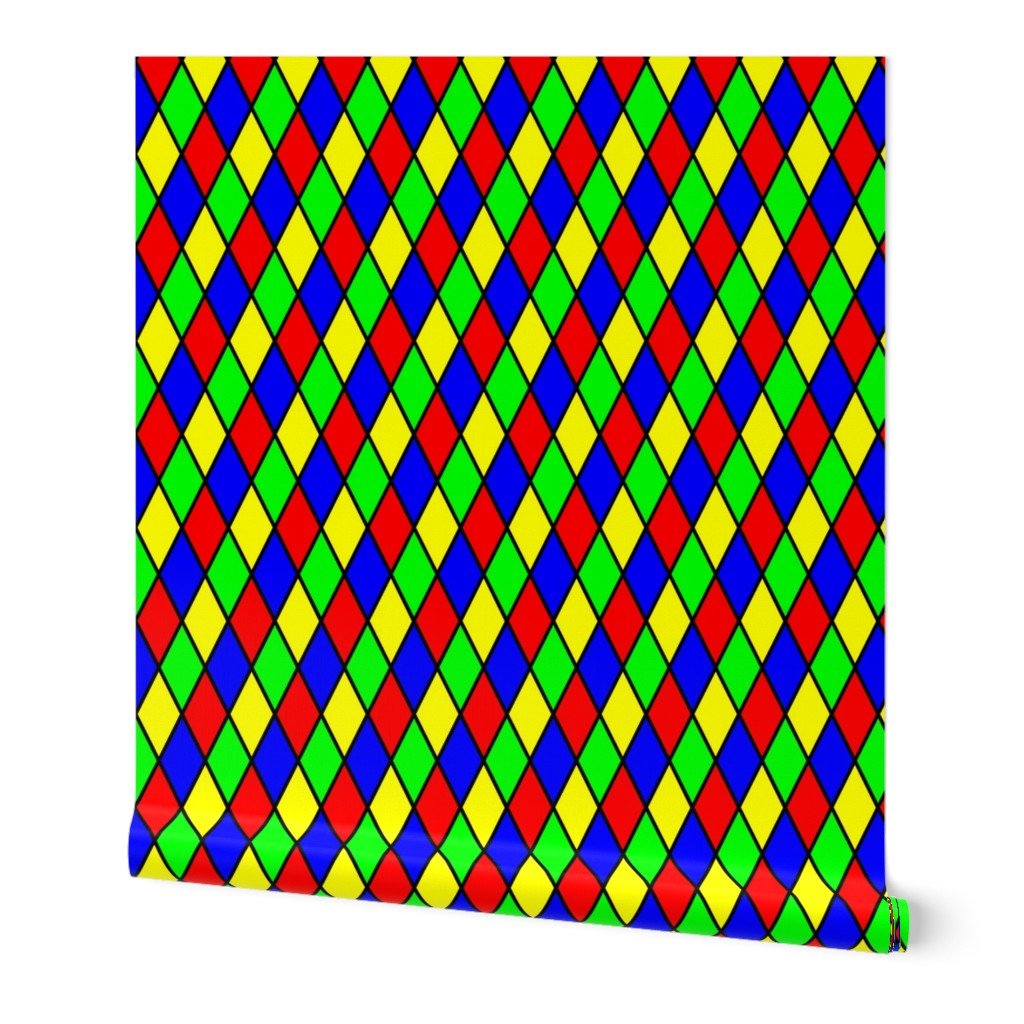 Mini Harlequin Windowpane Diamond Pattern Wallpaper Mini Harlequin Windowpane Diamond Pattern Wallpaper