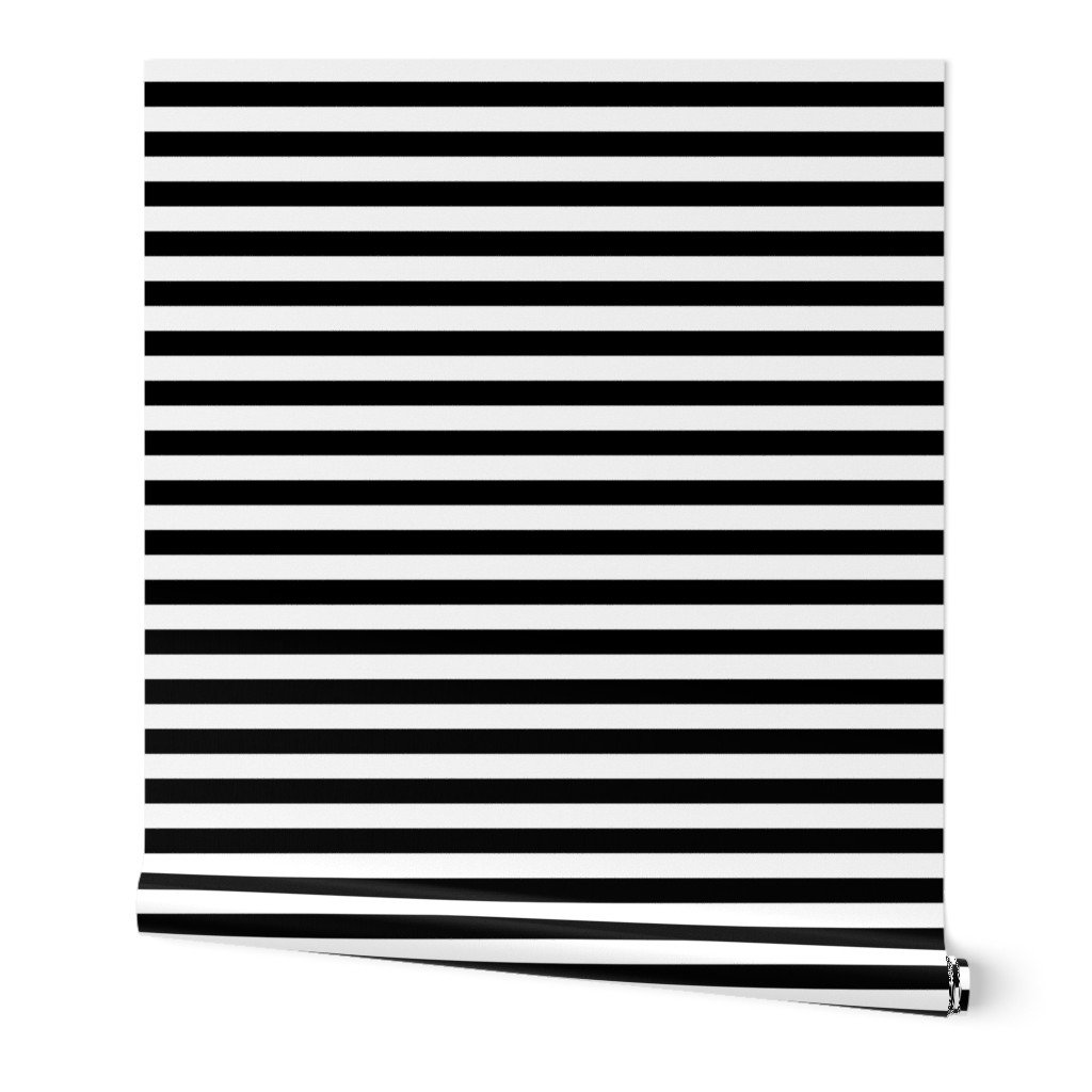 Cat Black and White Horizontal Witch Stripes Wallpaper Cat Black and White Horizontal Witch Stripes Wallpaper