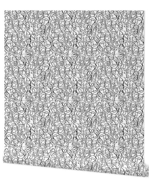 Elio Hearts in Black and White Wallpaper