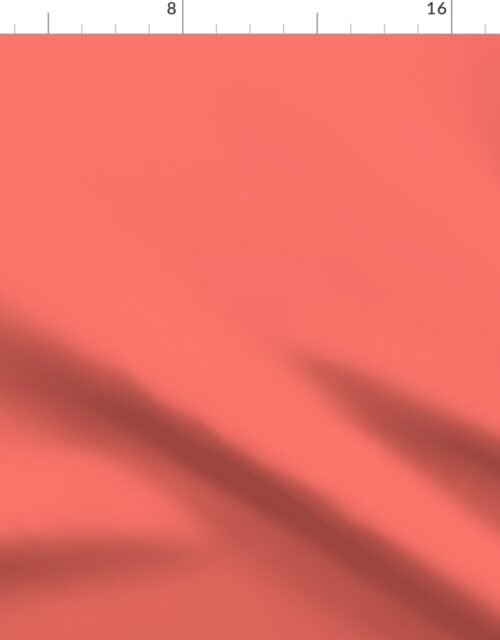 Living Coral Color of the Year Fabric