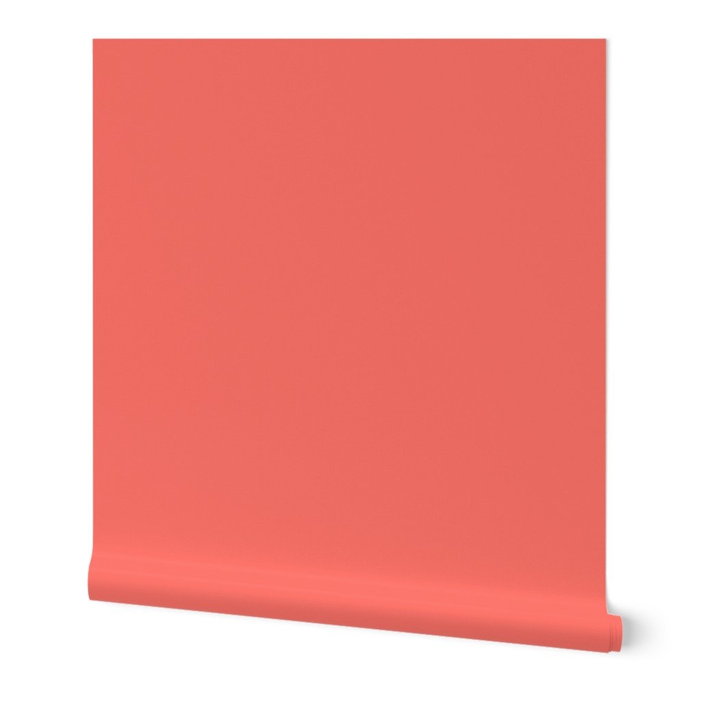Living Coral Color of the Year Wallpaper