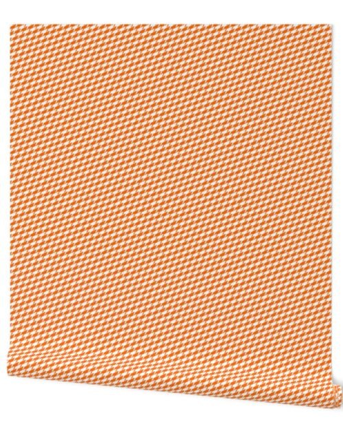 Baby Sharkstooth Sharks Pattern Repeat in White and Orange Wallpaper