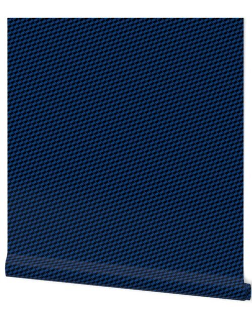 Baby Sharkstooth Sharks Pattern Repeat in Black and Blue Wallpaper