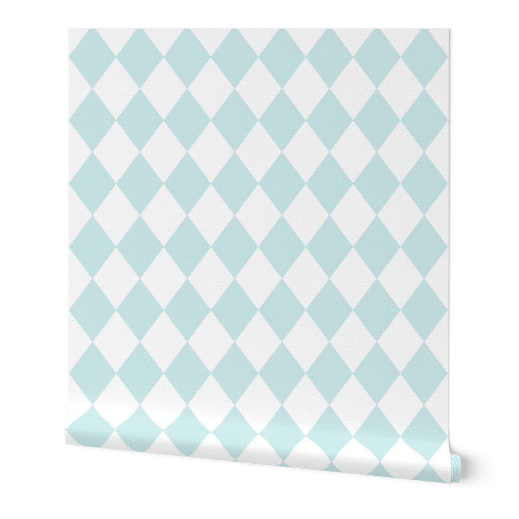 Blue Lily Diamond Pattern Wallpaper Blue Lily Diamond Pattern Wallpaper