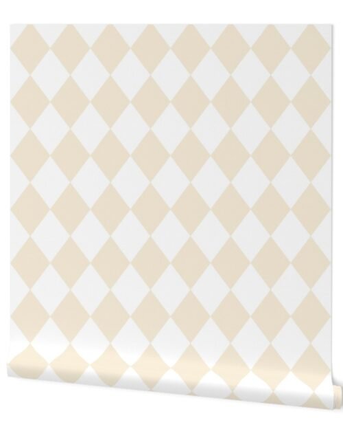 Rutabaga Pink Modern Diamond Pattern Wallpaper